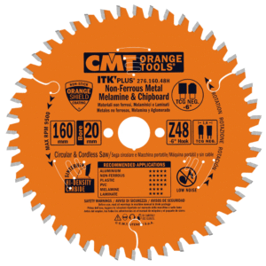 Sagarblað 165x20 Z56 TCG 1,8 -6° Ál fíns