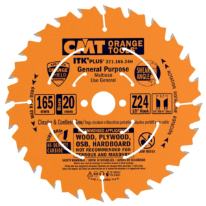 Hjólsagarblað 165x20 Z24 Tritob