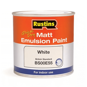 Rustins Matt Emulsion Paint white  250ml