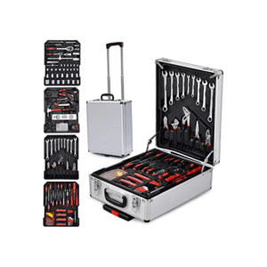 Verkfærasett 188stk, í tösku með hjólum