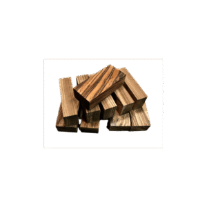 Viðarkubbur Zebrano 100mm x 50mm